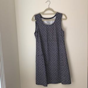 L.L. Bean fitness dress, medium, zipper pocket